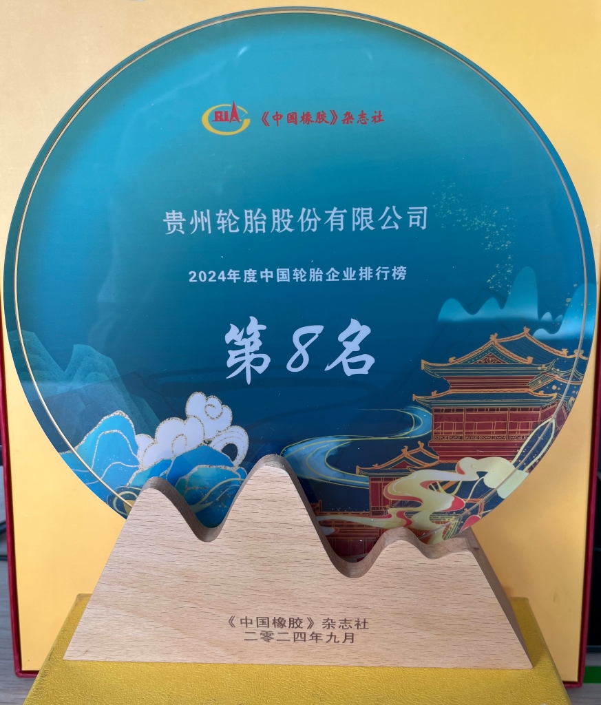 2024年度中國(guó)輪胎企業(yè)排行榜第8名